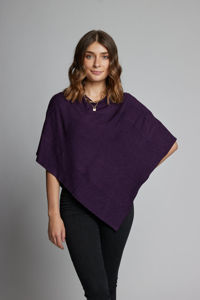 Cotton poncho sweater best sale